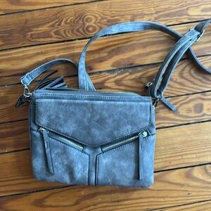 Grey Boho Purse